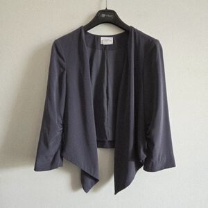 CLUB MONACO I  XS Dark Gray/Blue Open Front Blazer Jacket